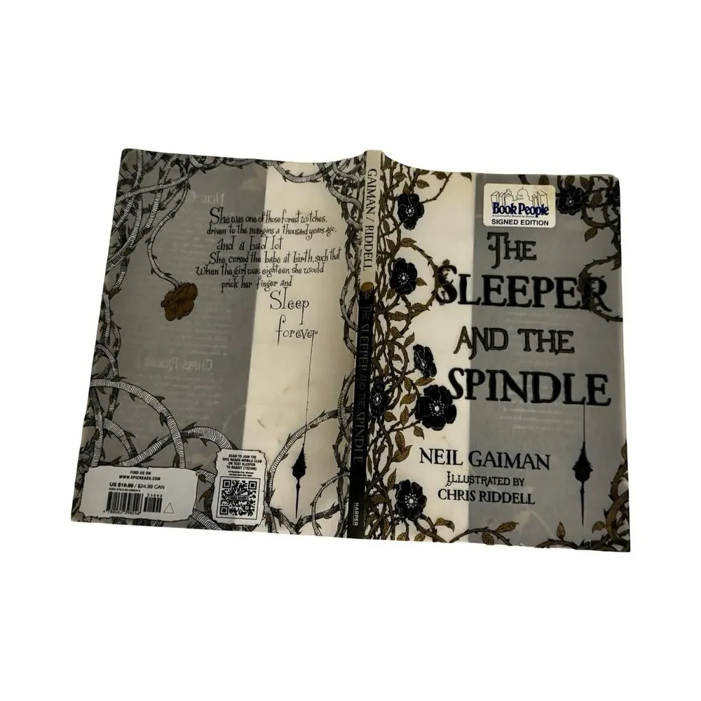 Neil Gaiman The Sleeper and the Spindle SIGNED Edition HC Chris Riddell 2015